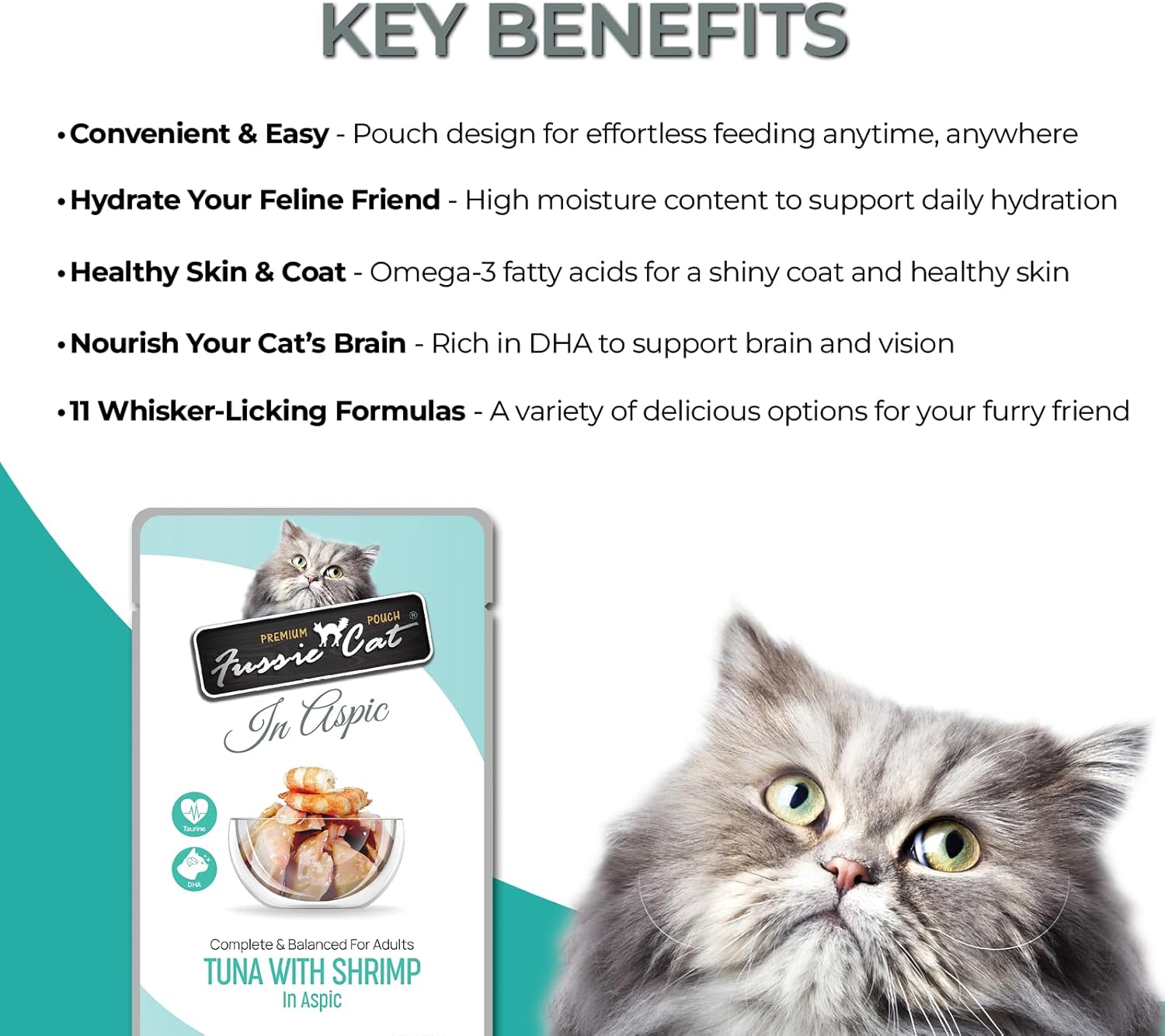 cat Premium Tuna w/Shrimp in Aspic, 2.47 Ounce (Pack of 12)