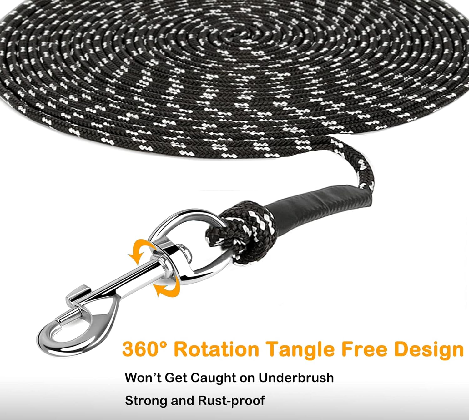 Extra Long Cat Leash for Yard, Lightweight Outdoor Cat Leash Long Light Extension, Long Thin Lead for Rabbits, Kitten, Puppy and Small Animals