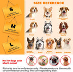 Dog Muzzle, Breathable Adjustable Soft Mesh Muzzle for Small Medium Large Dog Mouth Guard, to Prevent Biting, No Bark for Dogs Allow Panting Drinking