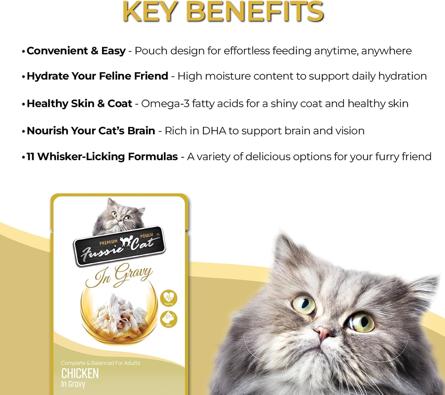 cat Premium Chicken in Gravy 2.47 oz(Pack of 12)