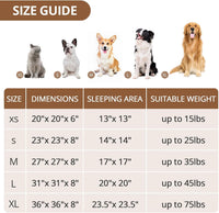 Calming Donut Bed for Dogs & Cats (Gray)