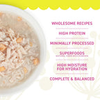 Whole Foods Wet Cat Food, Chicken & Sweet Potato Entree in Broth, 2.8 oz. Can (24 Count)