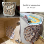 Curtain for Self Cleaning Cat Litter Box,Reduces Cat Litter Bounce, Stops Odors from The Litter Box Self Cleaning