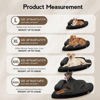 Waterproof Orthopedic Memory Foam Dog Bed (Black)