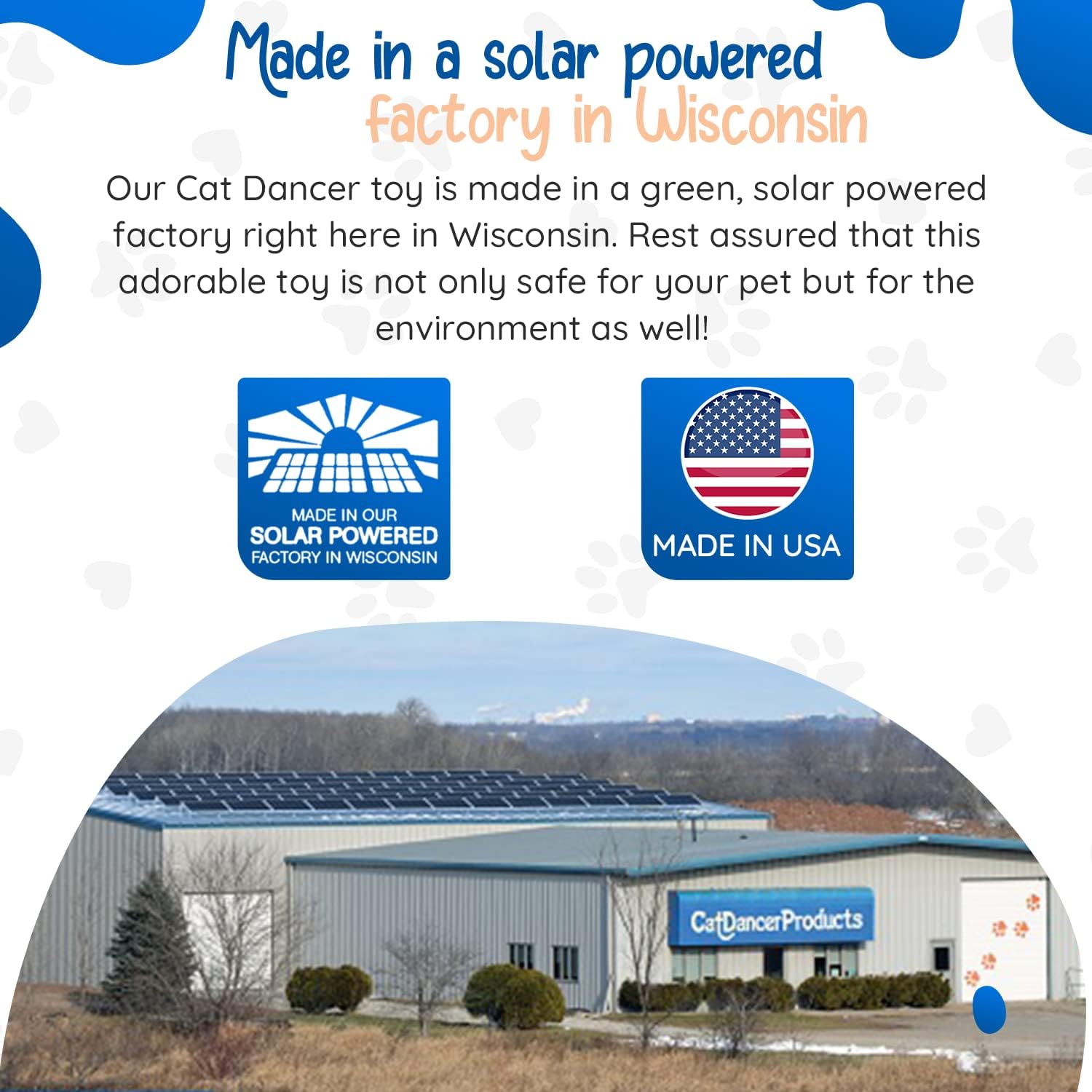 Cat Dancer Interactive Cat Toy - Fun and Fitness for Your Furry Friend - Engaging Paper Roll Attached with 30 Inches Flexible Spring Steel Wire for Playful Cats