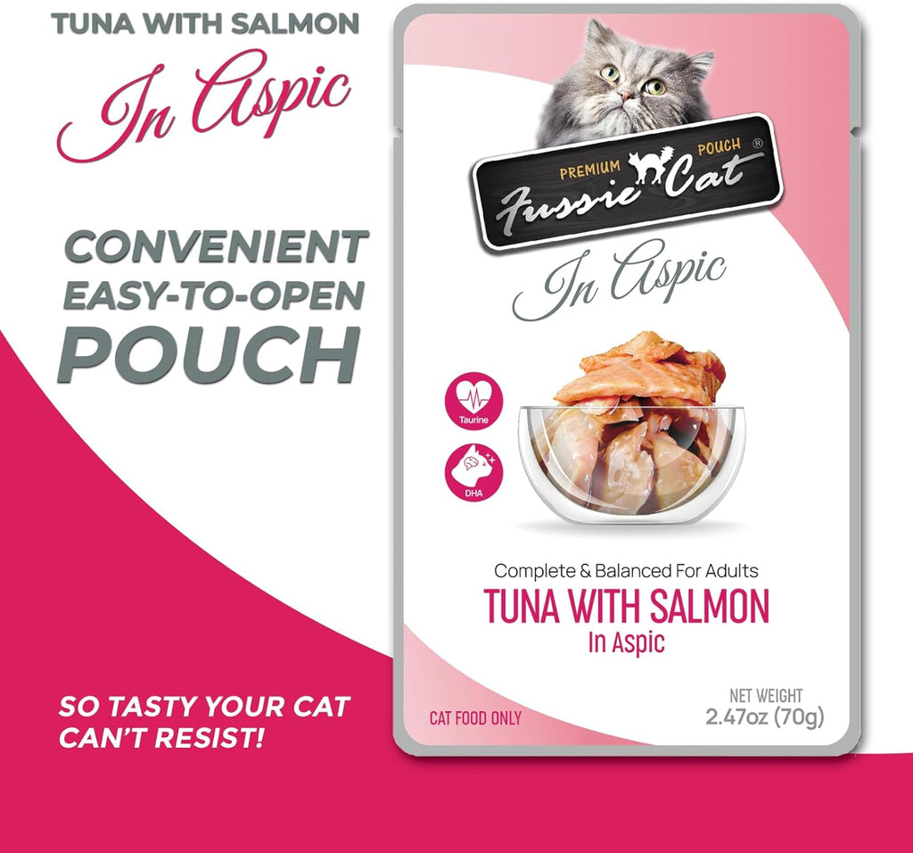 cat Premium Tuna w/Salmon in Aspic