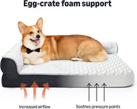 Anti-Slip Sofa Bed for Small Dogs (Gray)