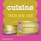 Whole Foods Wet Cat Food, Chicken & Sweet Potato Entree in Broth, 2.8 oz. Can (24 Count)