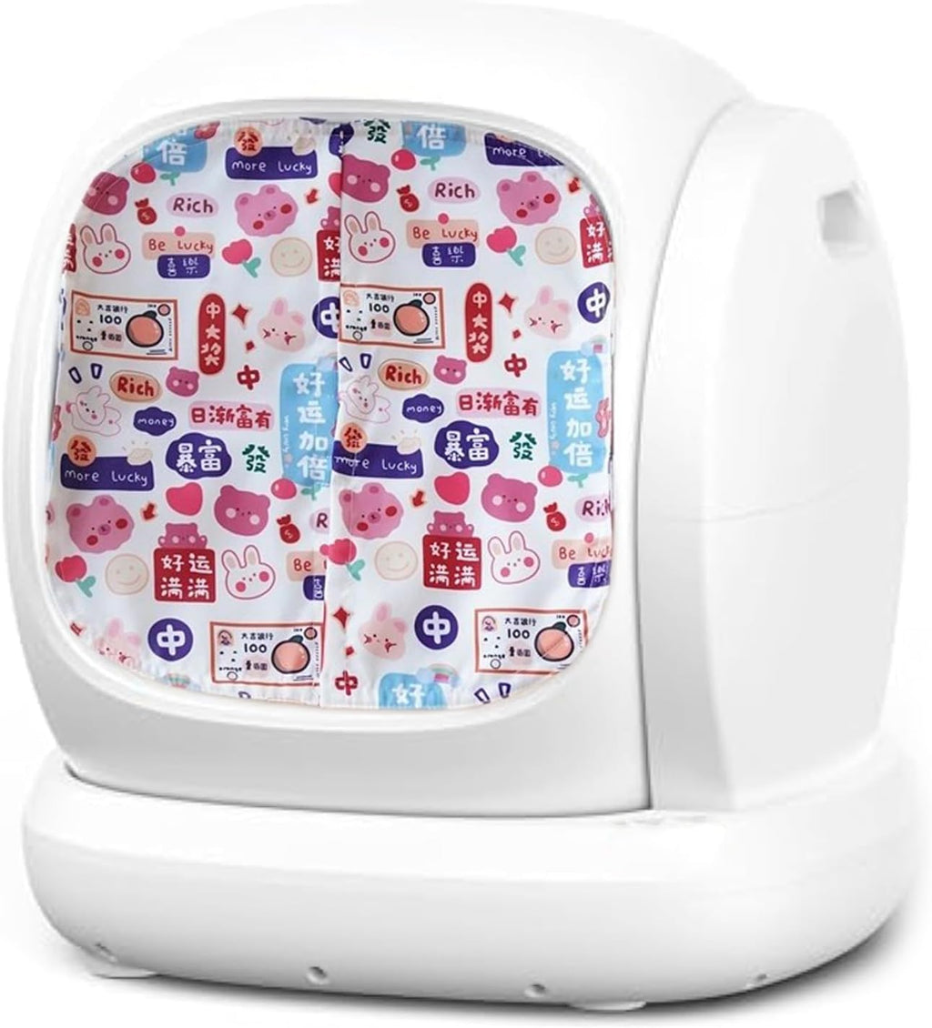 Curtain for Self Cleaning Cat Litter Box,Reduces Cat Litter Bounce, Stops Odors from The Litter Box Self Cleaning