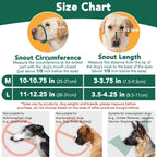 Dog Muzzle for Medium Large Dogs, Humane Basket Muzzle, Soft & Lightweight & Adjustable | Anti Biting Chewing Eating, Suits Training Walks Grooming Vet Visits, Drink & Pant Easily