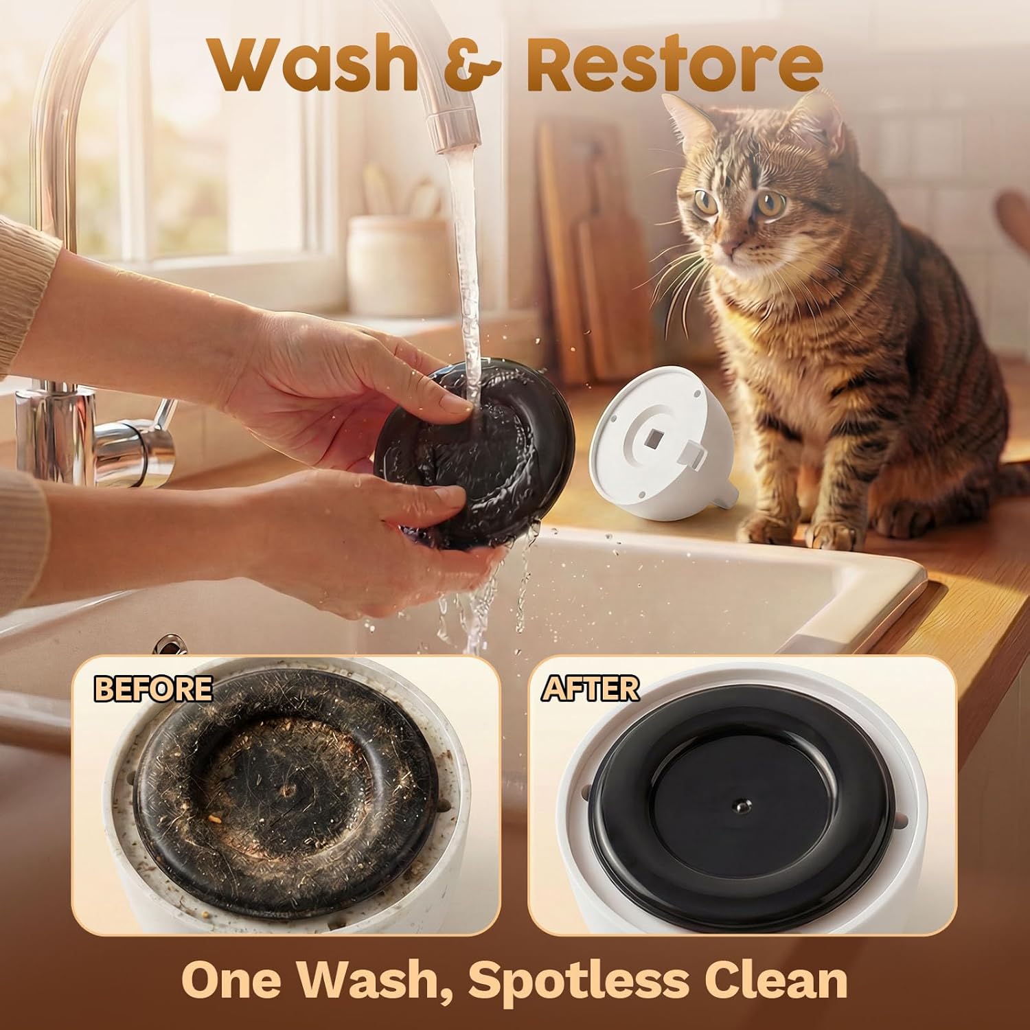 Interactive Cat Toys for Indoor Cats: Upgraded 360° Automatic Spin Flying Bird Feather Wand with Silicone Protected Rod Safe Play, Strong 8cm Suction Cup, USB-Rechargeable for Bored Kittens and Adult