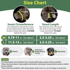 Pitbull Muzzle, Lightweight Basket Muzzle for Large Medium Dogs Rottweiler Amstaff to Prevent Biting Eating, Safe for Grooming Vet Visits Training, Allows to Pant Drink, Adjustable & Sturdy