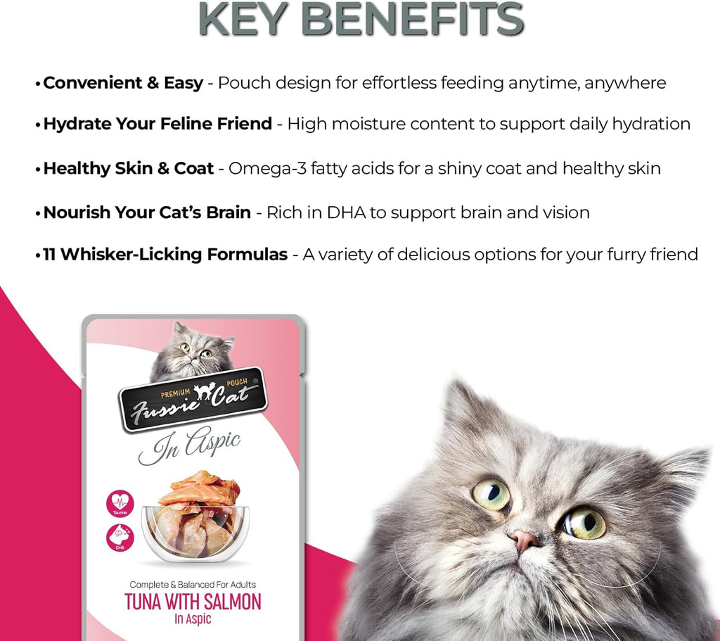 cat Premium Tuna w/Salmon in Aspic