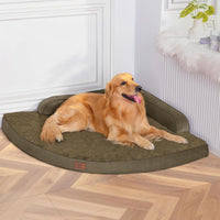 Waterproof Orthopedic Memory Foam Dog Bed (Brown)
