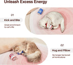 Beer-Simulation Cat Toys 2Pcs Catnip Crinkly Sound Toy, Durable Kitten Bite Kicker Toys, Indoor Feline Exercise 4.0 Inches for All Breeds