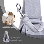 Dog Carrier Sling - Reversible Puppy Carrier Purse with Storage Pocket, Hand-Free Dog Sling Carrier for Carry Small Dogs and Cats, Travel Safety Harness, Dog and Cat Harness