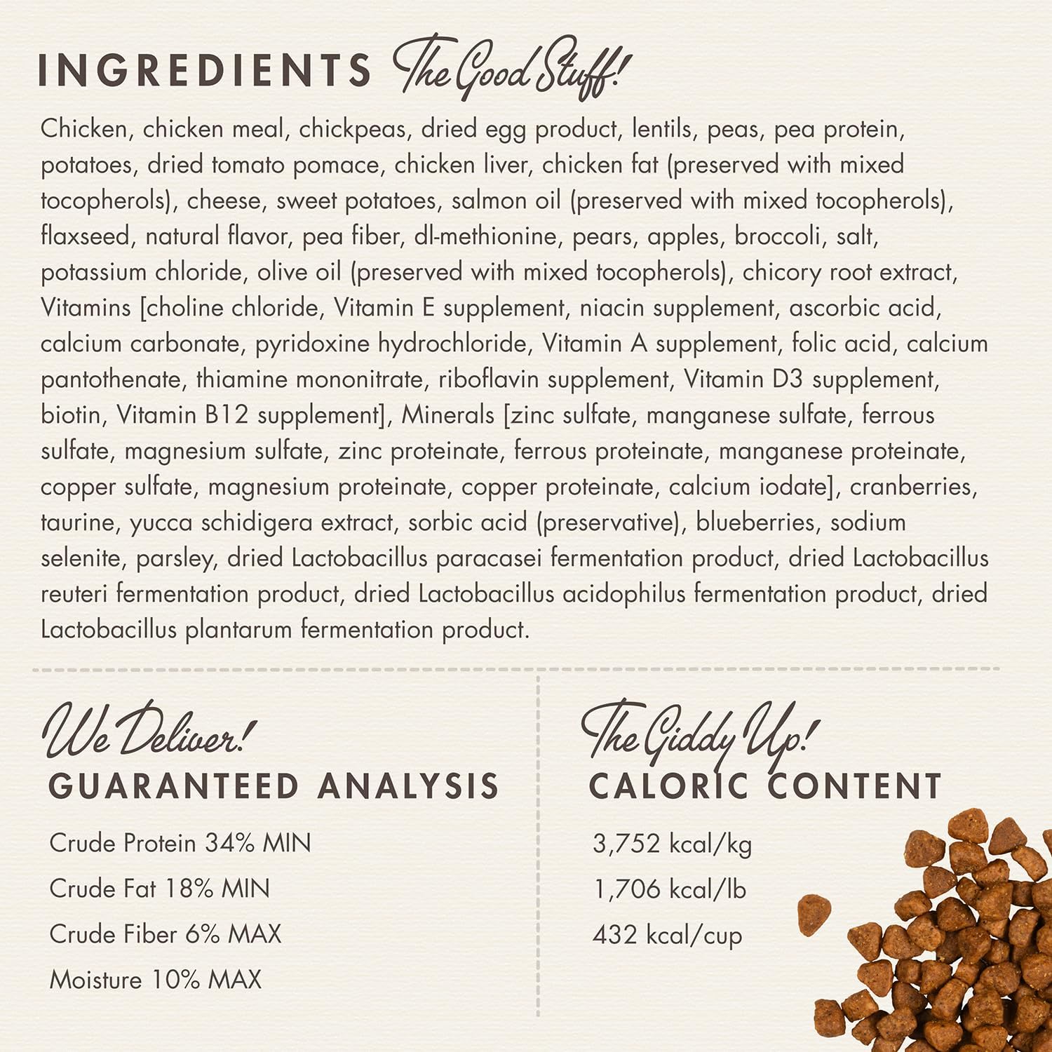 Nutritionals Chicken Au Frommage Cat Food - Premium Dry Cat Food - Chicken Recipe - 4 lb