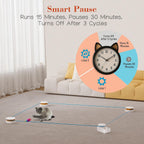 Interactive Cat Toy for Indoor Cats – Automatic Moving & Enrichment Toy for Indoor Cats/Kitten, Auto/Manual Control Cat Treadmill for Exercise & Mental Stimulation, Stimulating Chase Toys