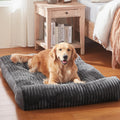Dog Beds for Medium,Large Dogs Breeds,Sofa Dog Bed with Pillow for Crate Kennel, Super Soft Pet Bed for Support Bolster, Comfortable Pet Couch Bed & Non-Slip Bottom