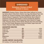 Signature Selects Shredded Adult Wet Cat Food, Natural, Protein-Rich, Grain Free, 5.3 Ounce, 12 Pack (Poultry Variety Pack)