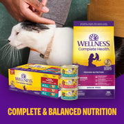 Complete Health Pate Adult Wet Cat Food, Natural, Protein-Rich, Grain Free, 3 Ounce, 24 Pack, (Beef & Chicken)