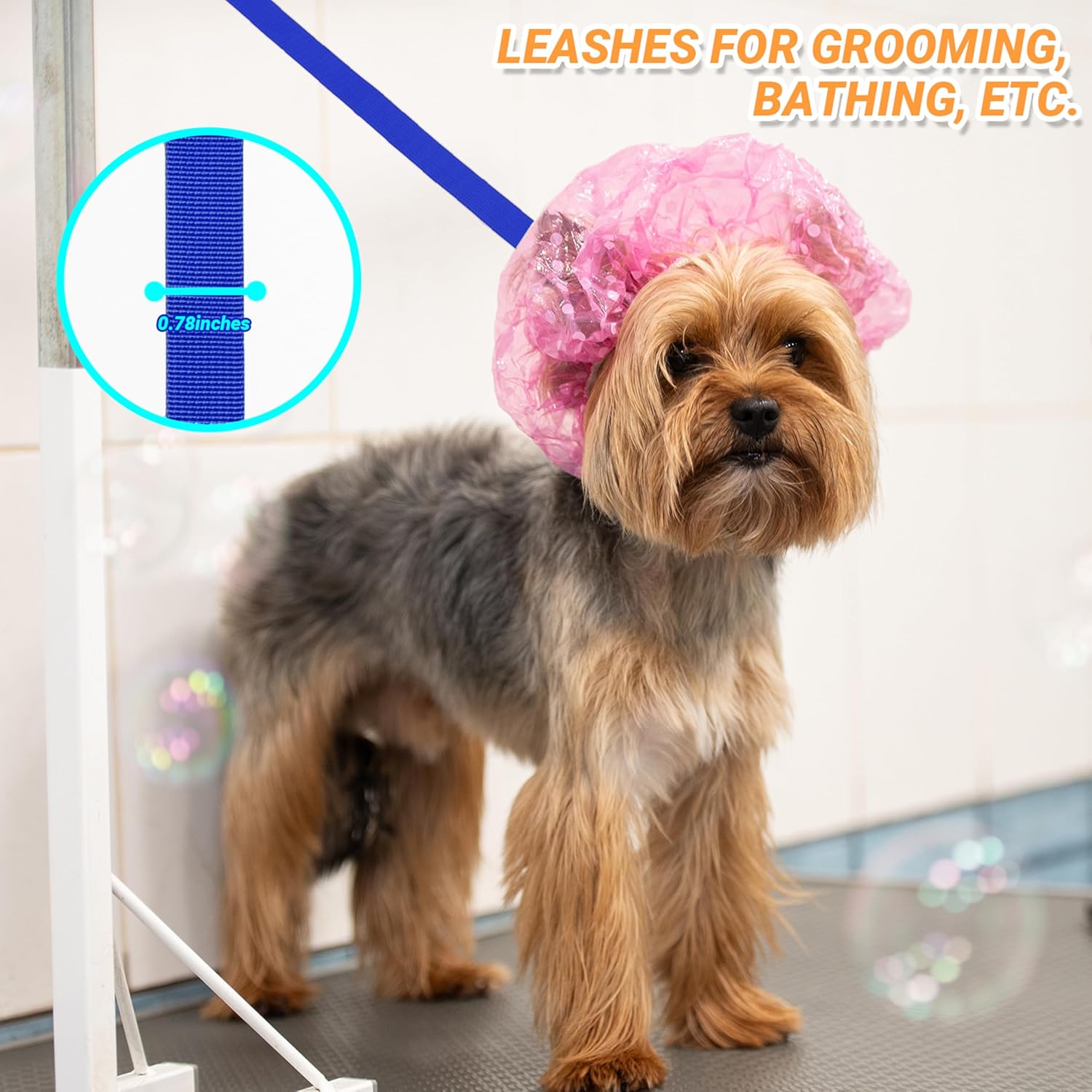 12 Pcs Dog Leashes for Small Medium Large Dogs, 6FT Lead Short Dog Leash with Swivel Hook for Walking, Training, Hiking, Rescues, Grooming, Shelter, Outdoor