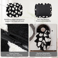 Orthopedic Rectangle Dog Bed with Zip Cover (Black)