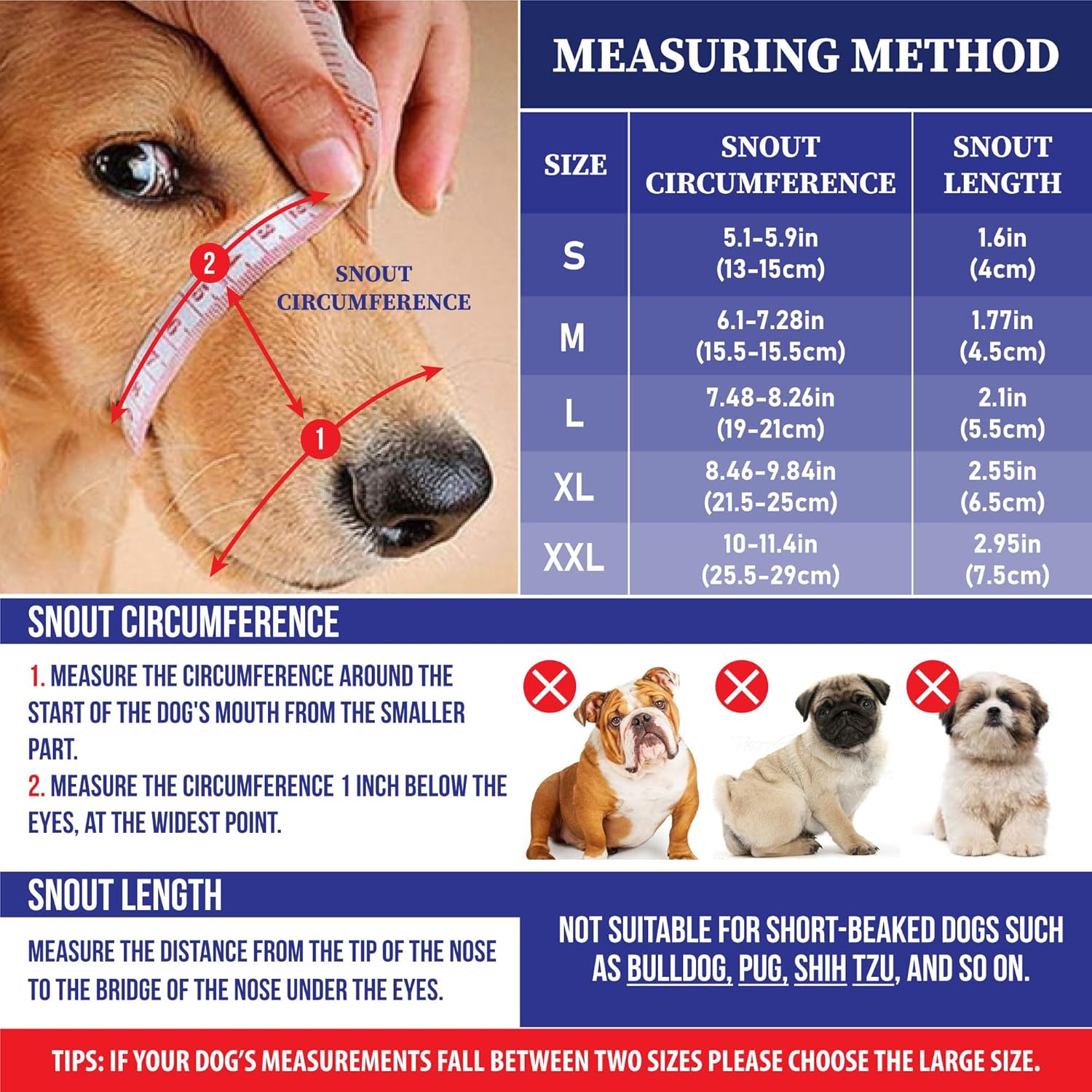 Dog Muzzle for Large Dogs - Soft Breathable Muzzle for Large Sized Dog with Air Mesh | Adjustable Mussels for Dogs Grooming | Muzzles to Prevent Biting Barking Chewing Allows Panting Drinking