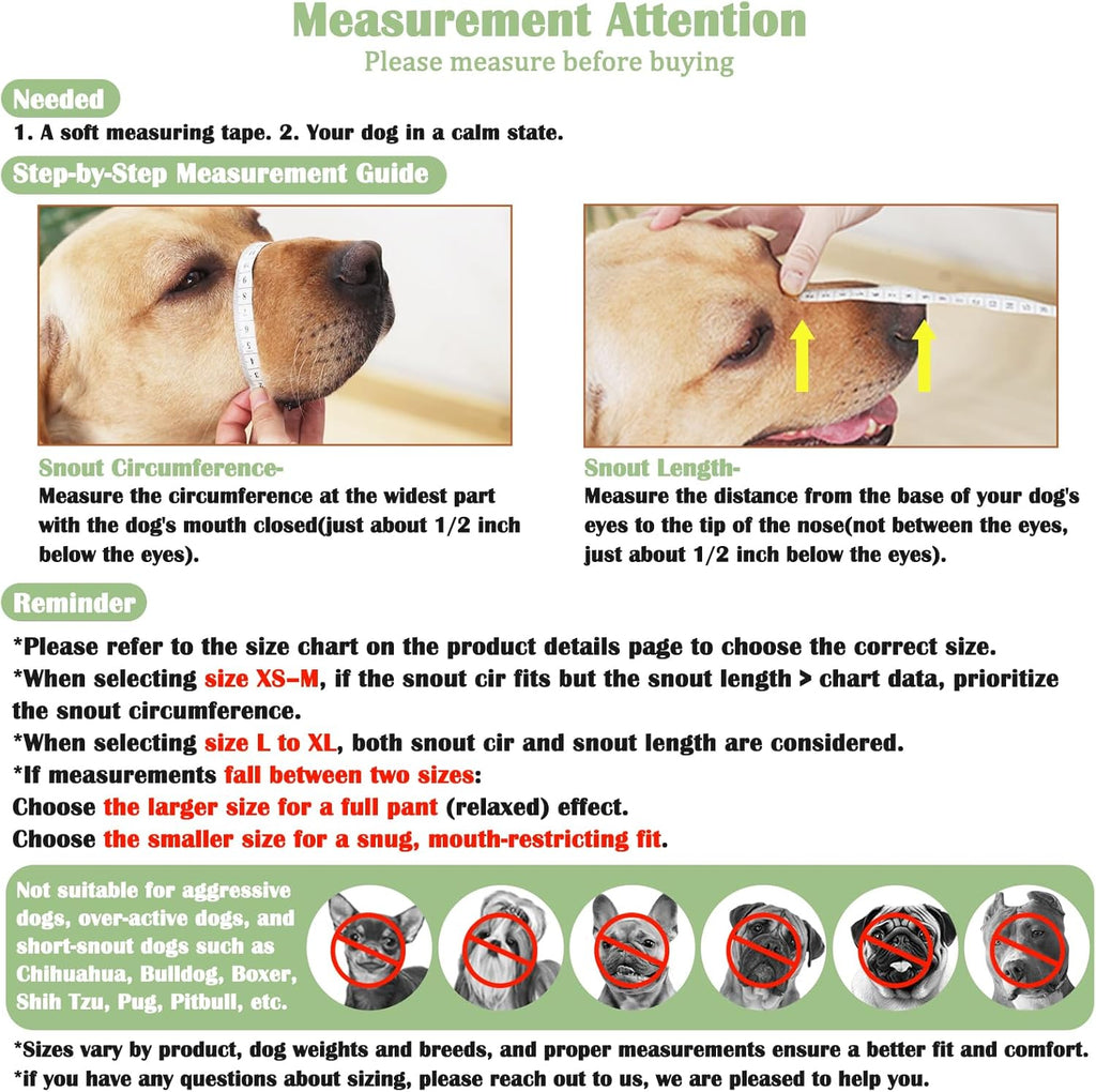 Dog Muzzle, Soft Mesh Muzzle for Small Medium Large Dogs Anti Bite Scavenging, Breathable Adjustable Mouth Guard for German Shepherd Labrador Golden Retriever in Grooming Walking Vet Visits