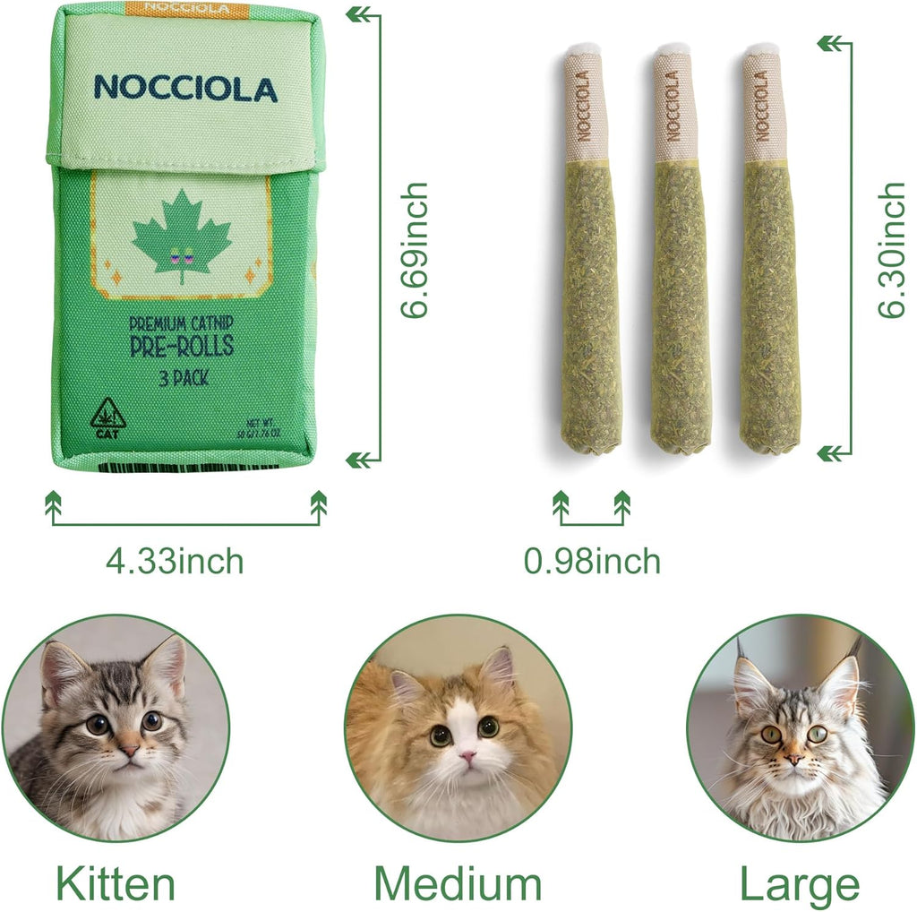 3 Pack Catnip Toys for Cats, Funny Cat Toys Filled with 100% Pure Organic Catnip, Safe Kitten Teething Chew and Kicker Toys, Stress Relieving Fun for Indoor Cats