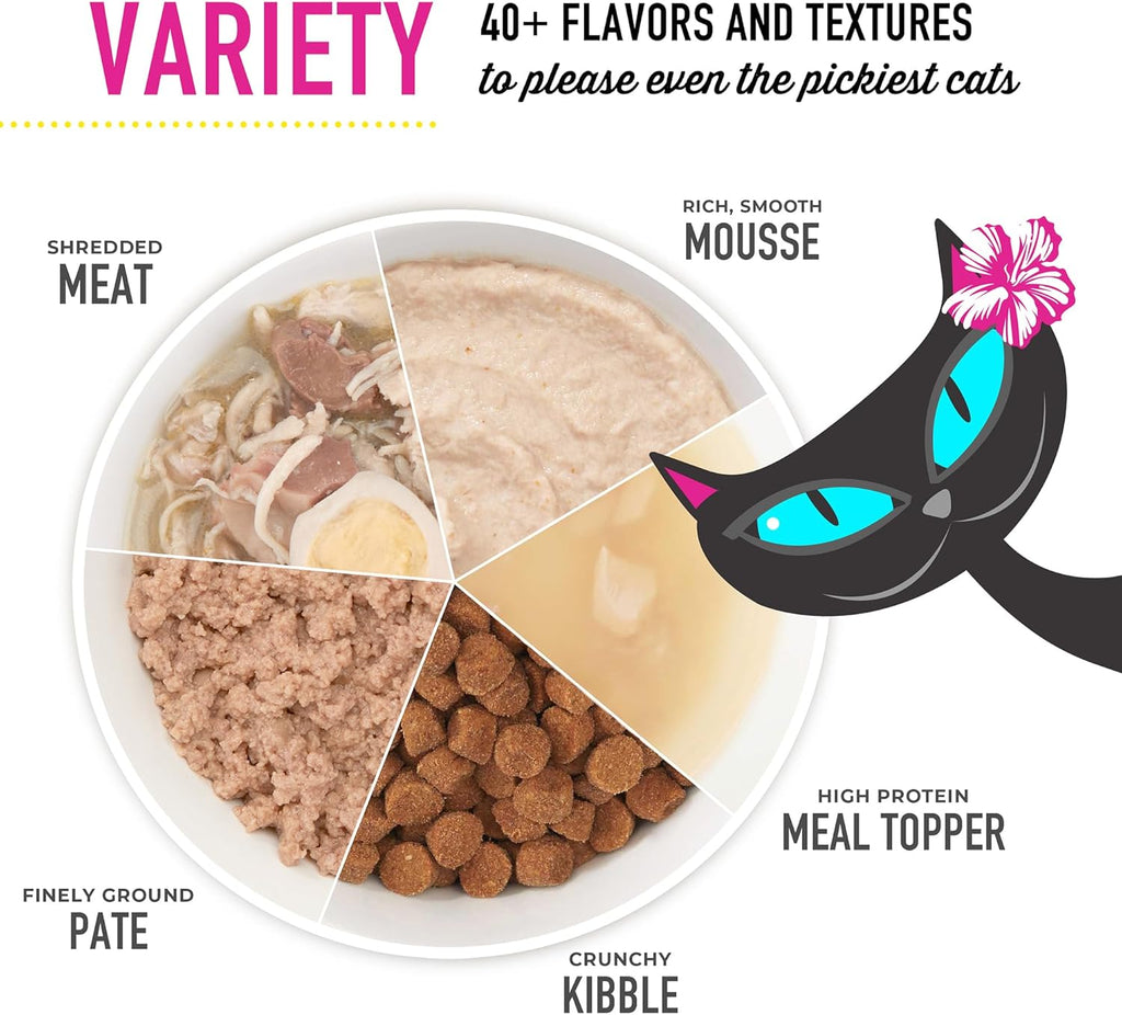 Cat After Dark, Chicken, High-Protein and 100% Non-GMO Ingredients, Wet Cat Food for Adult Cats, 2.8 oz. Can (12 Count)