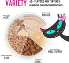 Cat After Dark, Chicken, High-Protein and 100% Non-GMO Ingredients, Wet Cat Food for Adult Cats, 2.8 oz. Can (12 Count)
