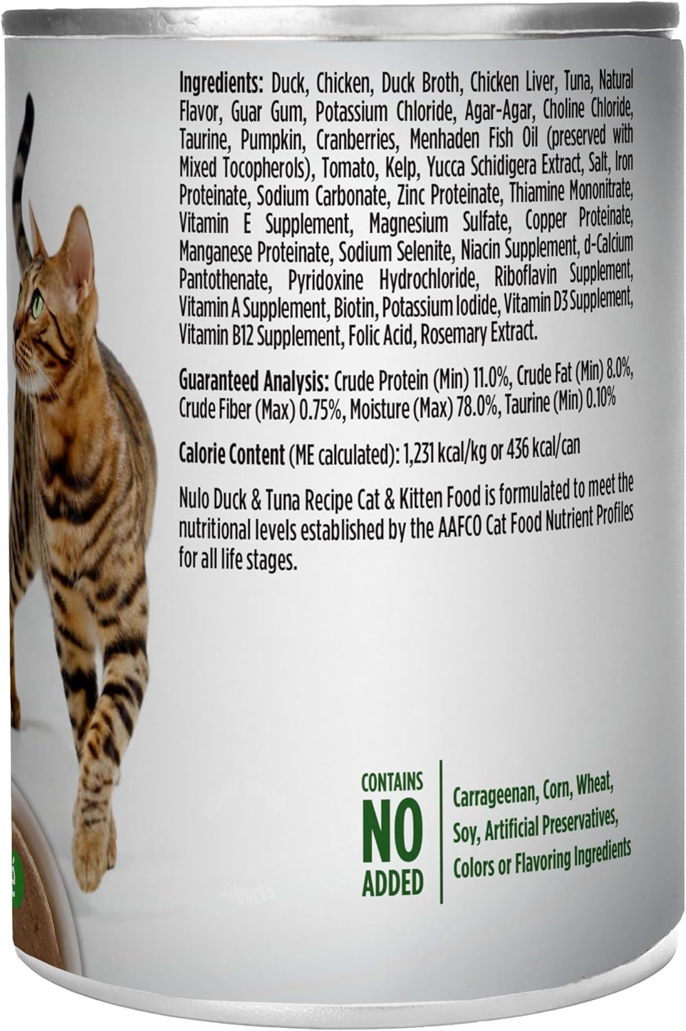 Nulo Duck & Tuna Recipe Pate Wet Canned Cat Food, 12.5 Ounce (Pack of 12)Nulo Duck & Tuna Recipe Pate Wet Canned Cat Food, 12.5 Ounce (Pack of 12)