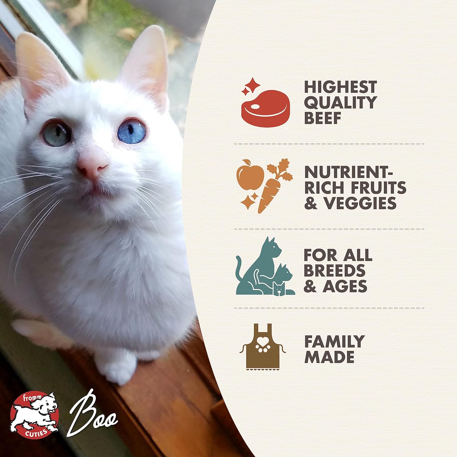 Nutritionals Beef Livattini Veg Cat Food - Premium Dry Cat Food - Beef Recipe - 4 lb