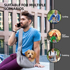 Dog Carrier Sling - Reversible Puppy Carrier Purse with Storage Pocket, Hand-Free Dog Sling Carrier for Carry Small Dogs and Cats, Travel Safety Harness, Dog and Cat Harness