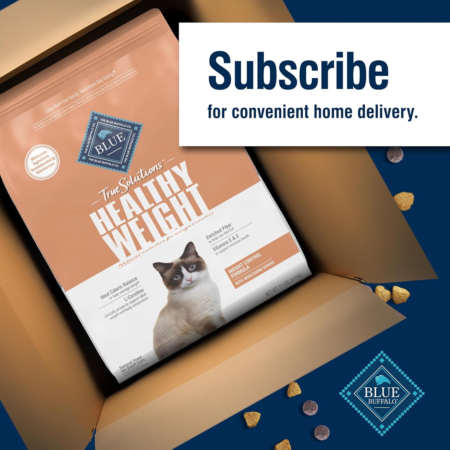 True Solutions Weight Control Natural Dry Cat Food for Adult Cats, Chicken, 3.5-lb. Bag