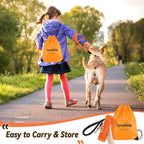 Check Cord Dog Leash Long Lead Training Tracking Line Comfortable Handle Heavy Duty Puppy Rope 10ft 15ft 30ft 50ft for Small Medium Large Dog