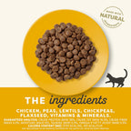 Complete Dry Cat Food, Grain-Free, Limited Ingredient with Added Vitamins & Minerals, Protein, Supports Digestion, Chicken (11 Pound Bag)