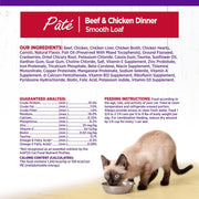 Complete Health Pate Adult Wet Cat Food, Natural, Protein-Rich, Grain Free, 3 Ounce, 24 Pack, (Beef & Chicken)