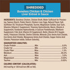 Signature Selects Shredded Adult Wet Cat Food, Natural, Protein-Rich, Grain Free, 5.3 Ounce, 12 Pack (Poultry Variety Pack)