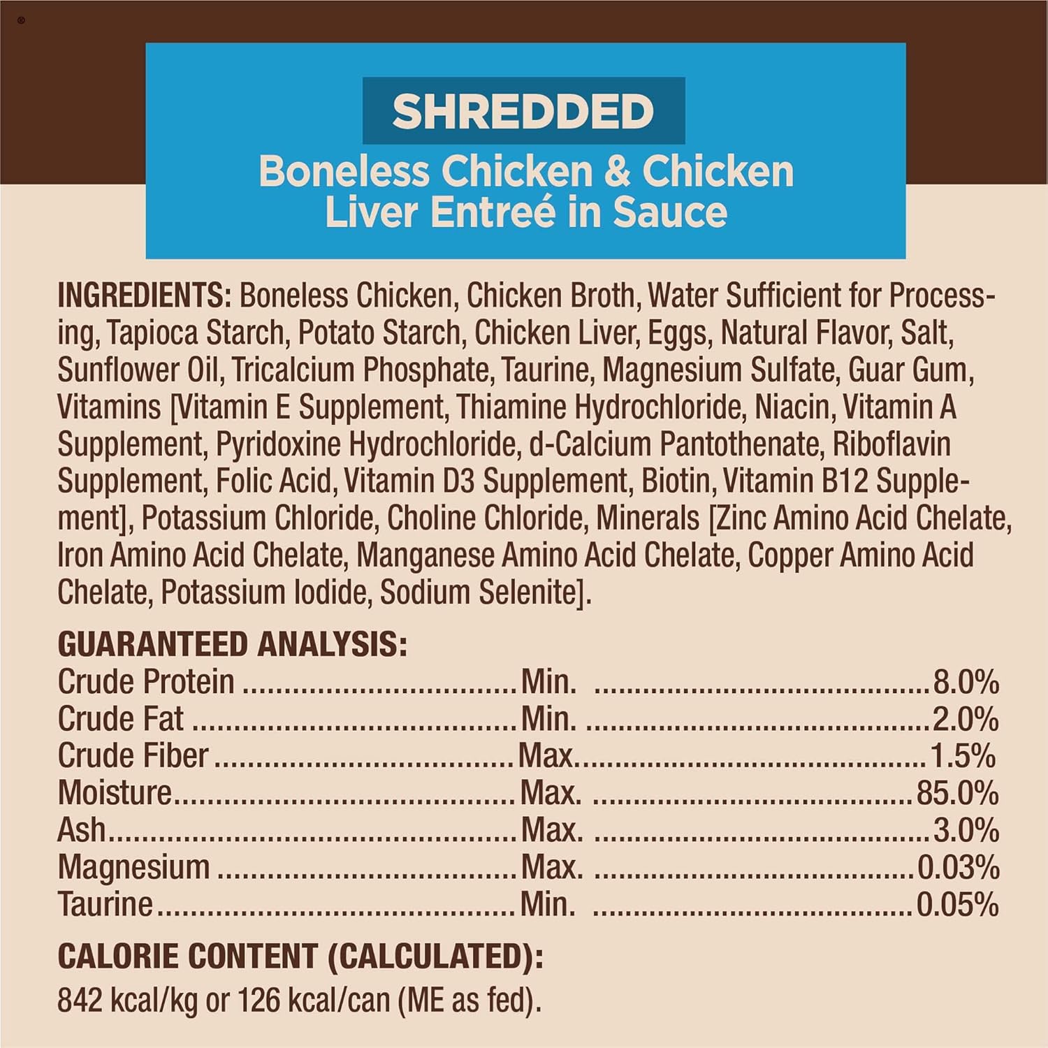 Signature Selects Shredded Adult Wet Cat Food, Natural, Protein-Rich, Grain Free, 5.3 Ounce, 12 Pack (Poultry Variety Pack)