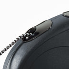 New Classic Retractable Dog Leash (Cord), 26 ft, Medium, Black