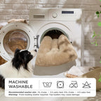 Small Dog Bed for Crate Washable, Comfort Fluffy Plush Pillow Bed Crate Pad, Non-Slip and Machine Washable Kennel Pet Sleeping Mat for Puppy/Cat,, Brown Visit the Bedsure Store
