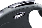 New Classic Retractable Dog Leash (Cord), 26 ft, Medium, Black