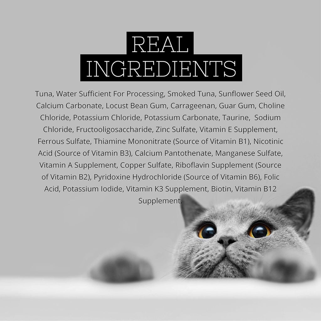 Premium Tuna With Smoked Tuna In Aspic Grain-Free Wet Cat Food 2.82oz, case of 24