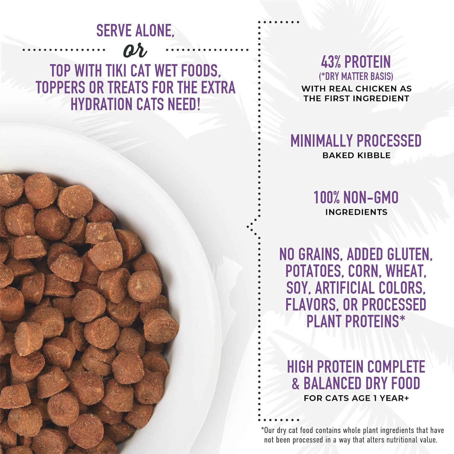 Cat Born Carnivore High Protein Dry Cat Food, Chicken Herring & Salmon Meal