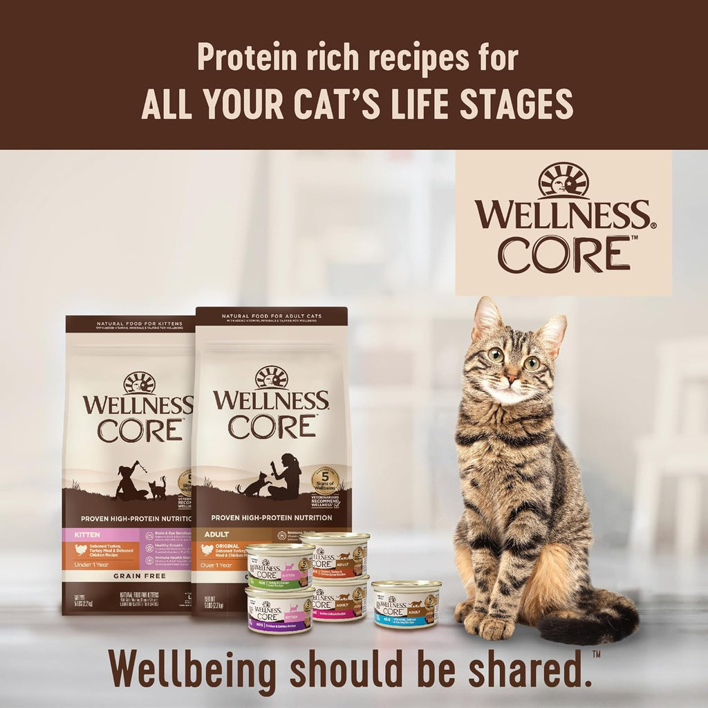 Signature Selects Shredded Adult Wet Cat Food, Natural, Protein-Rich, Grain Free, 5.3 Ounce, 12 Pack (Poultry Variety Pack)