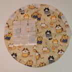 Litter Box Odor Dust-Proof Door Curtain Matching for Self Automatic Litter Box Thick Waterproof and Scratch-Resistant Fabric, Magnetic Closure, and Hook-and-Loop Fastening