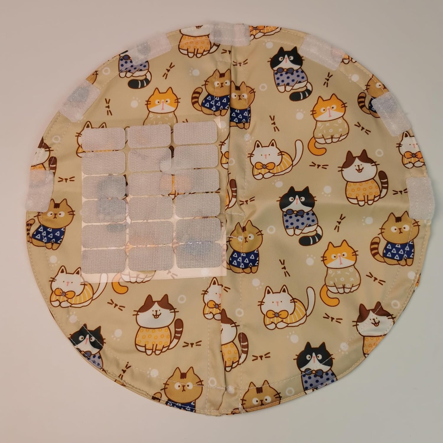 Litter Box Odor Dust-Proof Door Curtain Matching for Self Automatic Litter Box Thick Waterproof and Scratch-Resistant Fabric, Magnetic Closure, and Hook-and-Loop Fastening