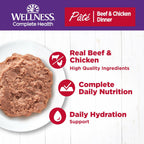 Complete Health Pate Adult Wet Cat Food, Natural, Protein-Rich, Grain Free, 3 Ounce, 24 Pack, (Beef & Chicken)
